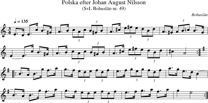 Polska efter Johan August Nilsson