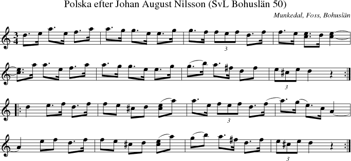 Polska efter Johan August Nilsson (SvL Bohusln 50)