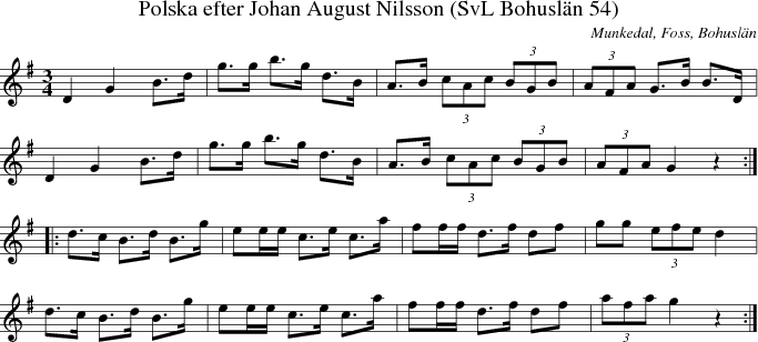 Polska efter Johan August Nilsson (SvL Bohusl�n 54)