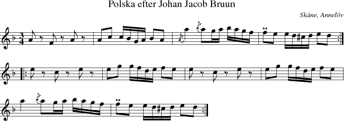 Polska efter Johan Jacob Bruun