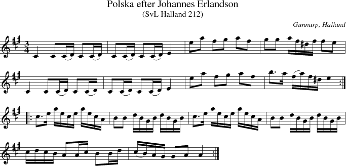 Polska efter Johannes Erlandson