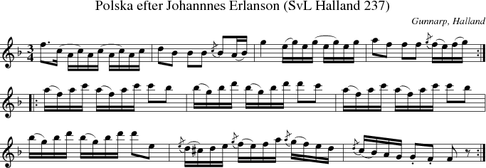 Polska efter Johannnes Erlanson (SvL Halland 237)