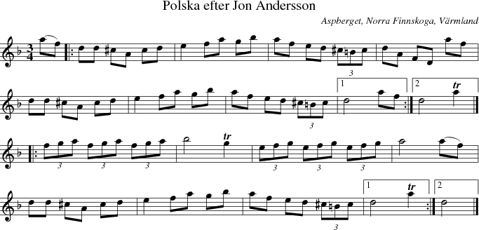 Polska efter Jon Andersson