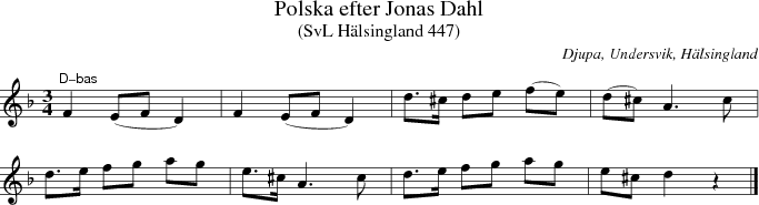 Polska efter Jonas Dahl 