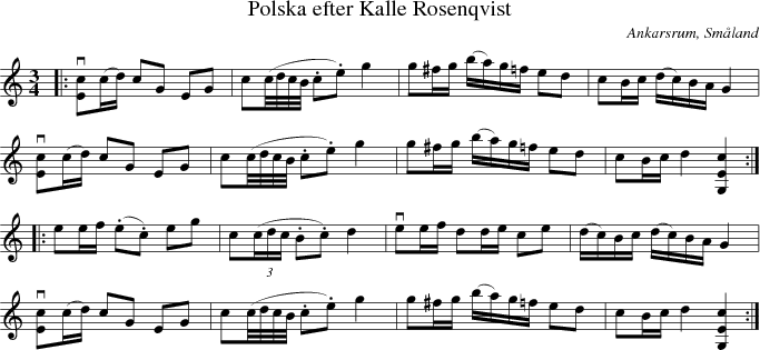 Polska efter Kalle Rosenqvist