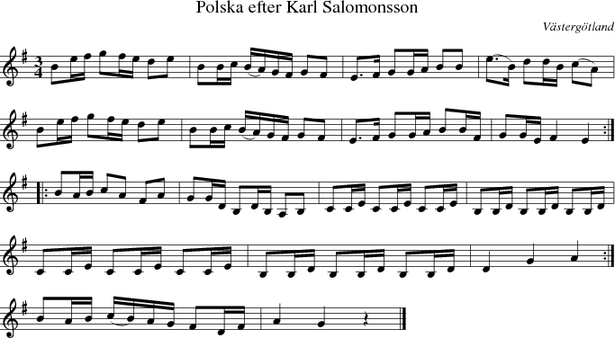 Polska efter Karl Salomonsson
