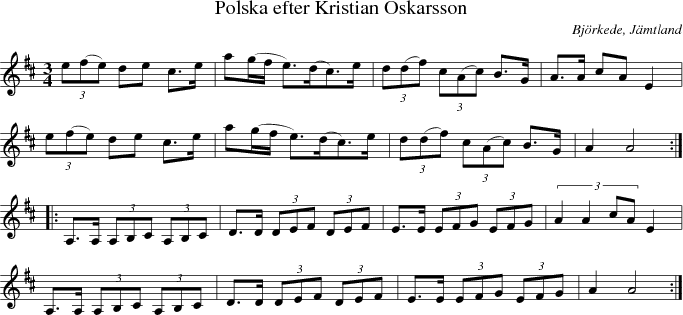 Polska efter Kristian Oskarsson