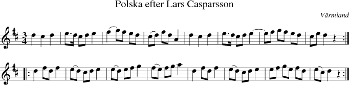 Polska efter Lars Casparsson