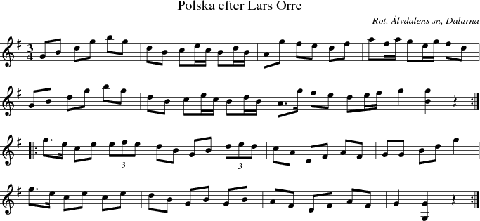 Polska efter Lars Orre