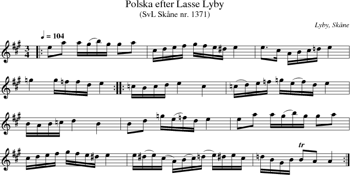 Polska efter Lasse Lyby