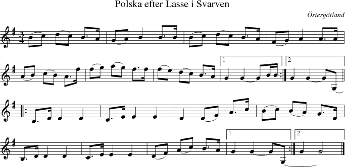 Polska efter Lasse i Svarven