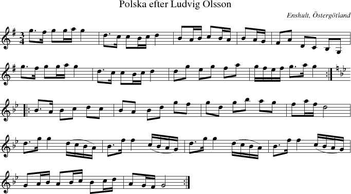 Polska efter Ludvig Olsson
