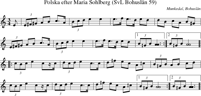 Polska efter Maria Sohlberg (SvL Bohusln 59)