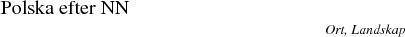 Polska efter NN