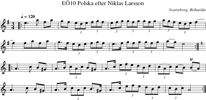 Polska efter Niklas Larsson, E10