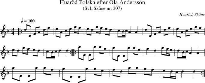 Polska efter Ola Andersson, Huard