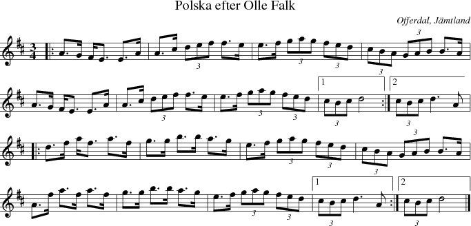 Polska efter Olle Falk