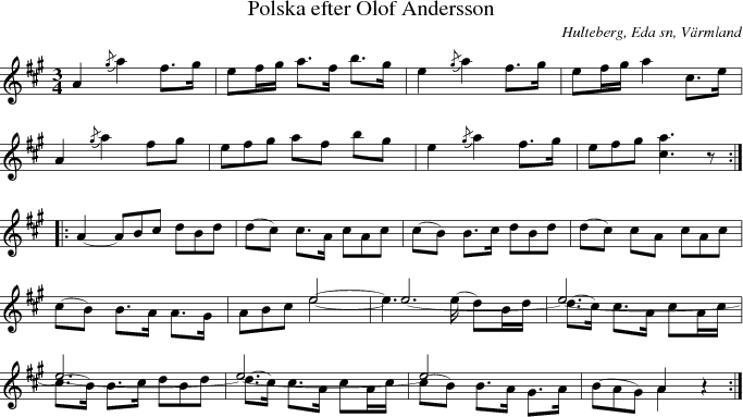 Polska efter Olof Andersson