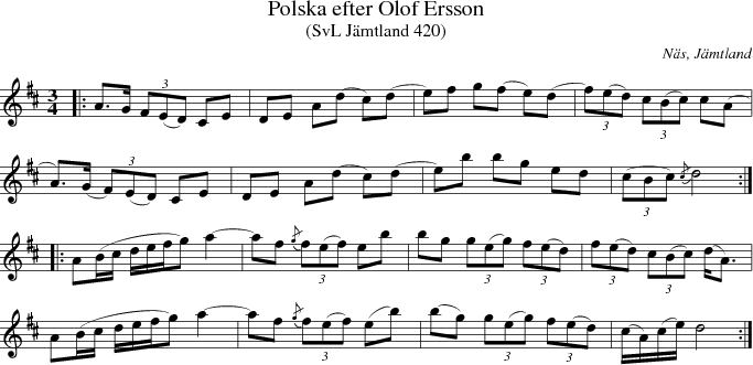 Polska efter Olof Ersson