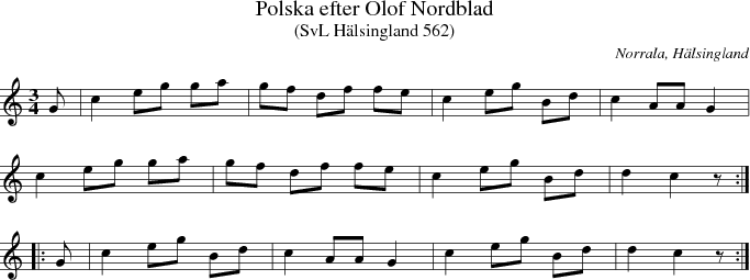 Polska efter Olof Nordblad