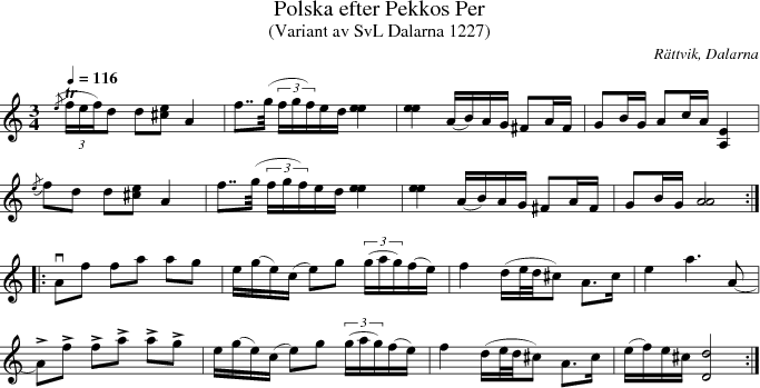 Polska efter Pekkos Per