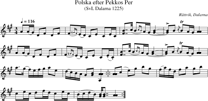 Polska efter Pekkos Per