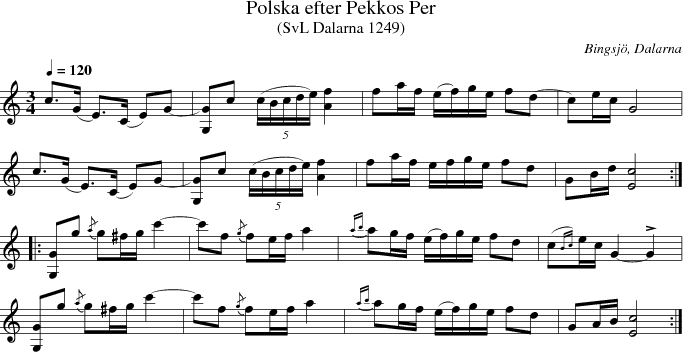 Polska efter Pekkos Per