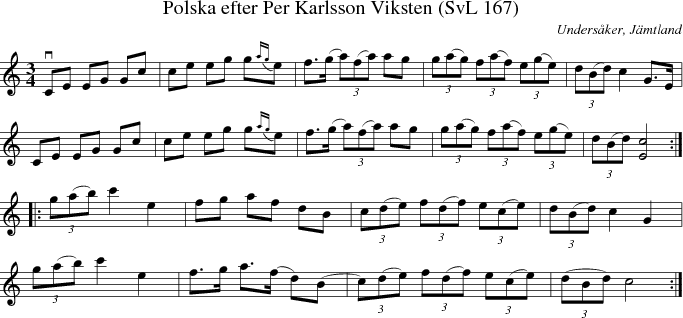 Polska efter Per Karlsson Viksten (SvL 167)