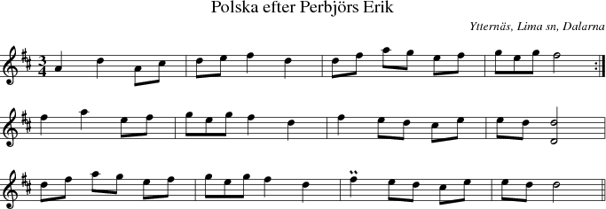 Polska efter Perbjrs Erik