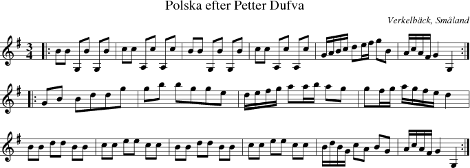 Polska efter Petter Dufva