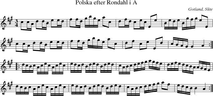 Polska efter Rondahl i A