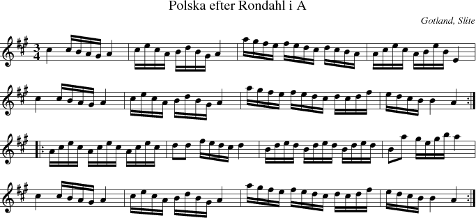 Polska efter Rondahl i A