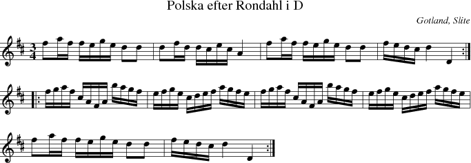 Polska efter Rondahl i D