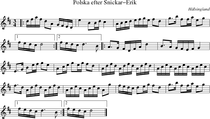 Polska efter Snickar-Erik