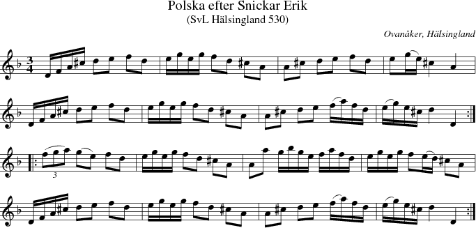 Polska efter Snickar Erik 