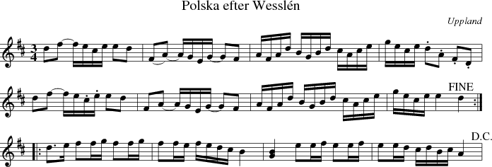 Polska efter Wessln