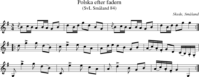 Polska efter fadern