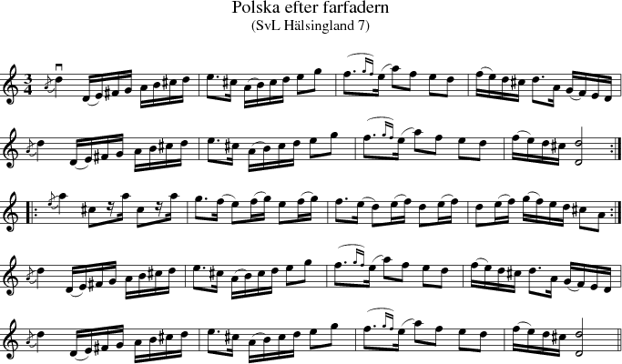 Polska efter farfadern