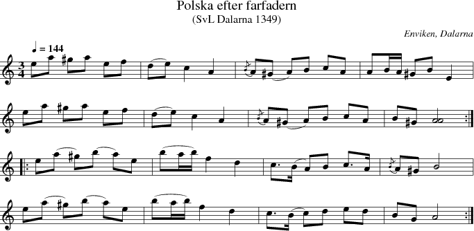 Polska efter farfadern