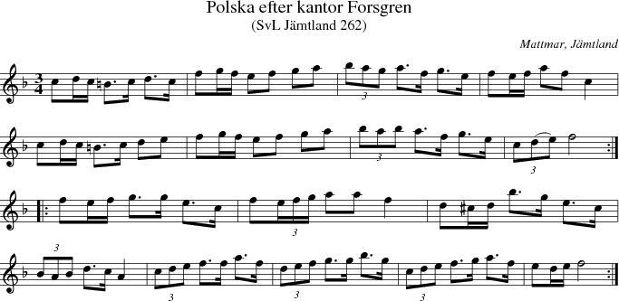 Polska efter kantor Forsgren