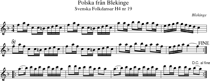 Polska frn Blekinge