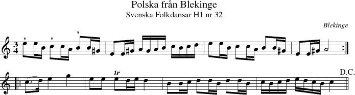 Polska frn Blekinge