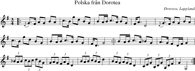 Polska frn Dorotea