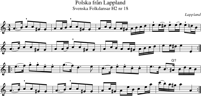 Polska frn Lappland