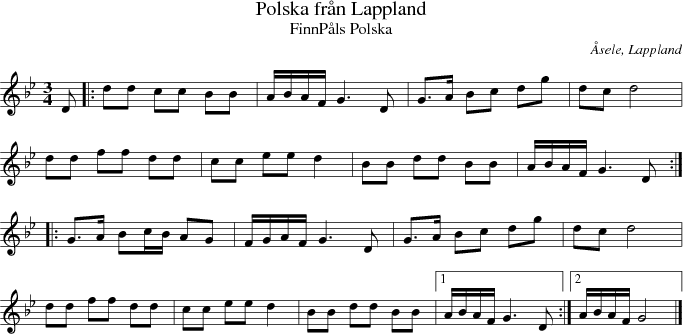 Polska frn Lappland