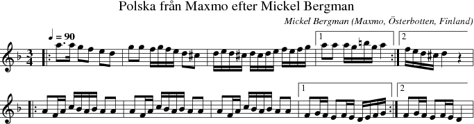 Polska frn Maxmo efter Mickel Bergman