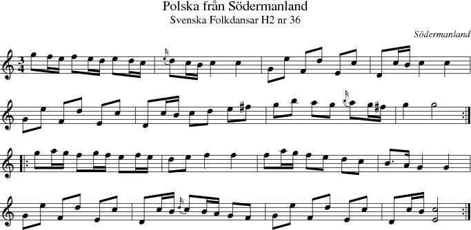 Polska frn Sdermanland