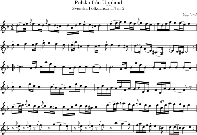 Polska frn Uppland