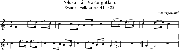 Polska frn Vstergtland