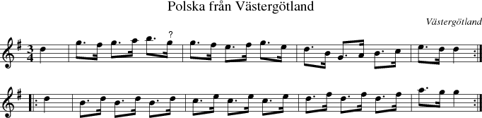 Polska frn Vstergtland